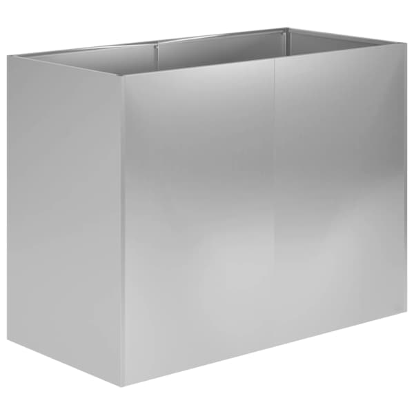vidaXL Aia istutuspot H&otilde;bedane 80 x 40 x 60 cm Tsingitud teras
