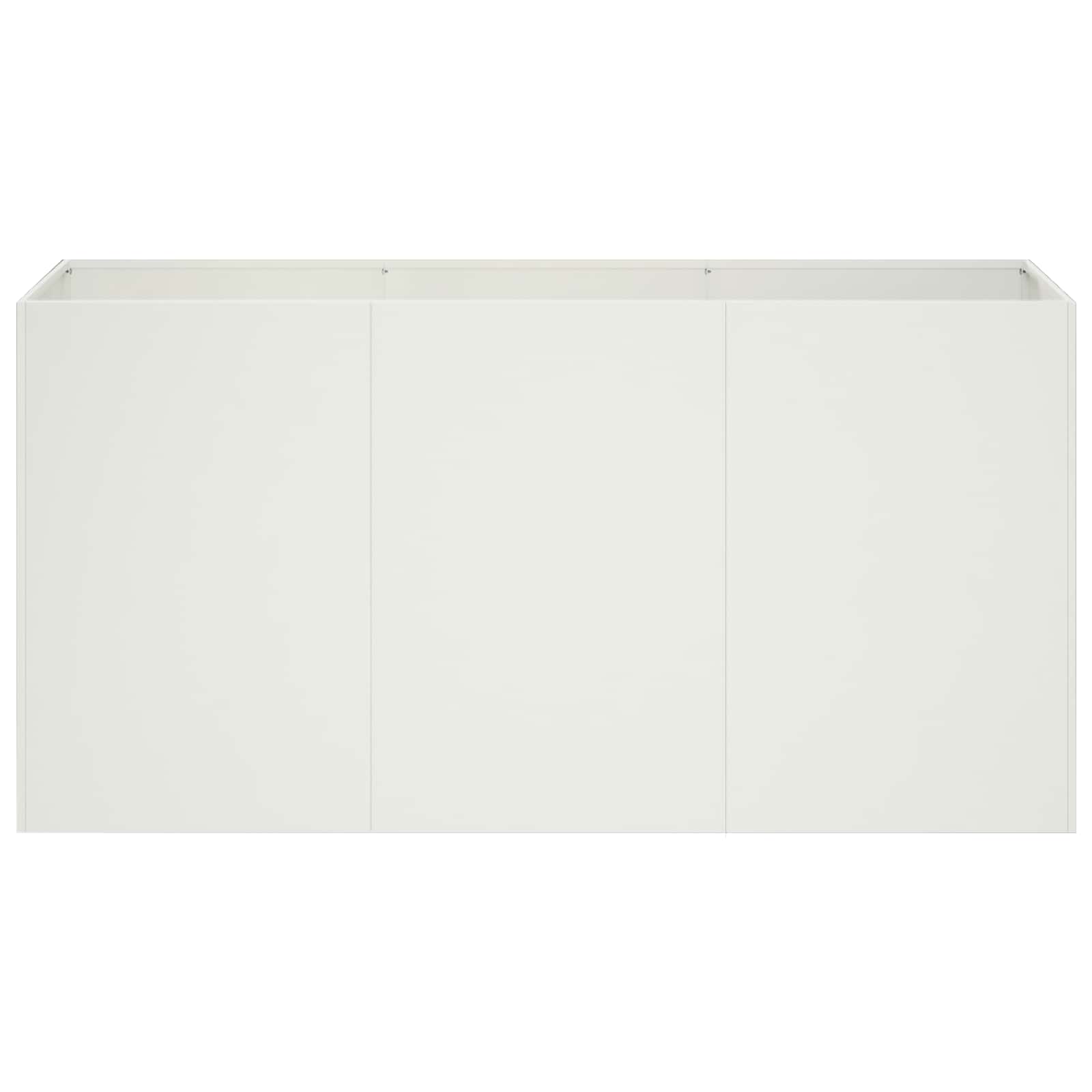 Plantenbak Wit 120 x 40 x 60 cm Koudgewalst staal image 3