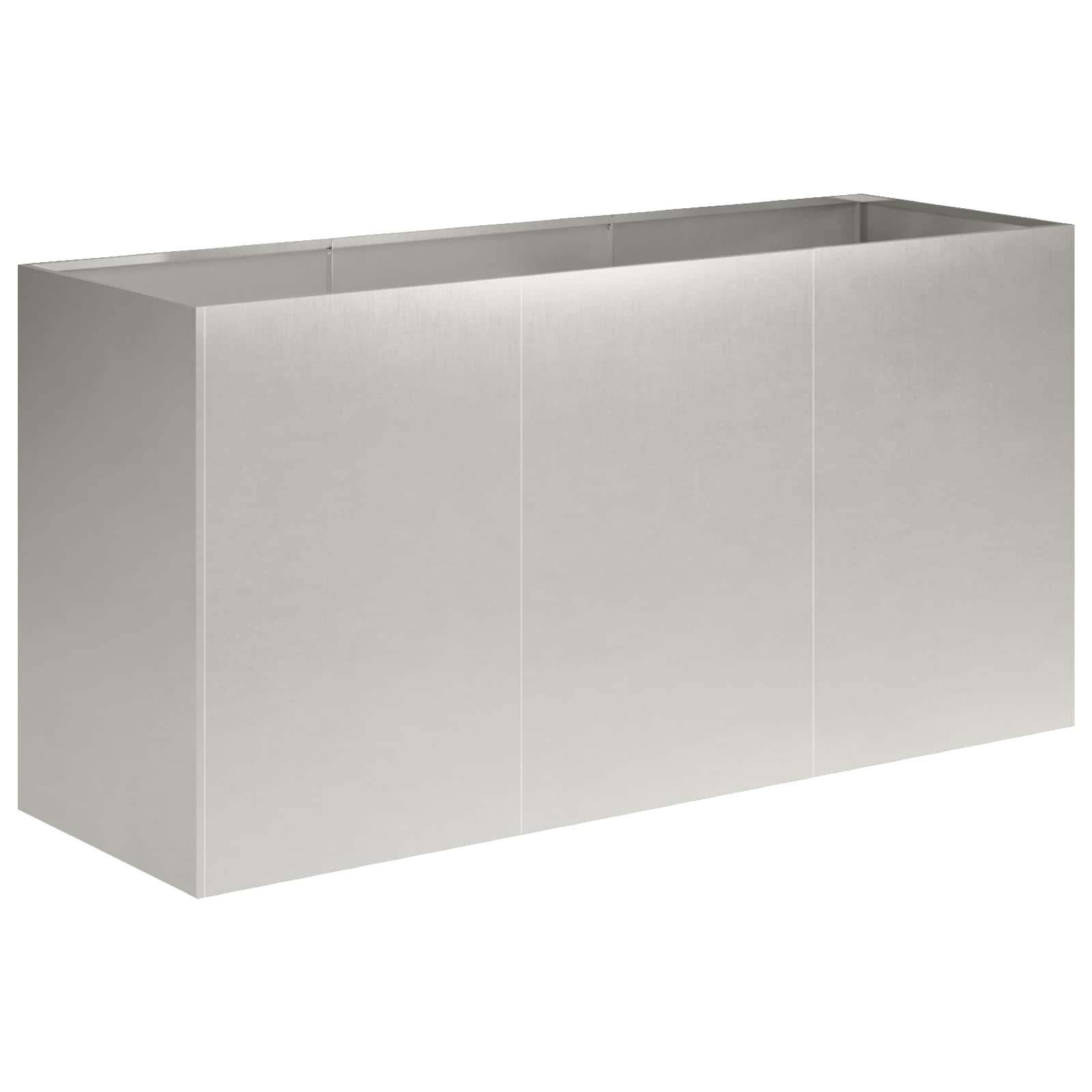 Plantenbak zilver 120 x 40 x 60 cm Roestvrij staal image 2