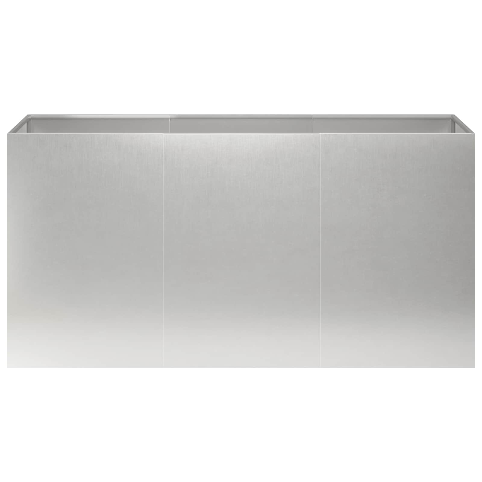 Plantenbak zilver 120 x 40 x 60 cm Roestvrij staal image 3