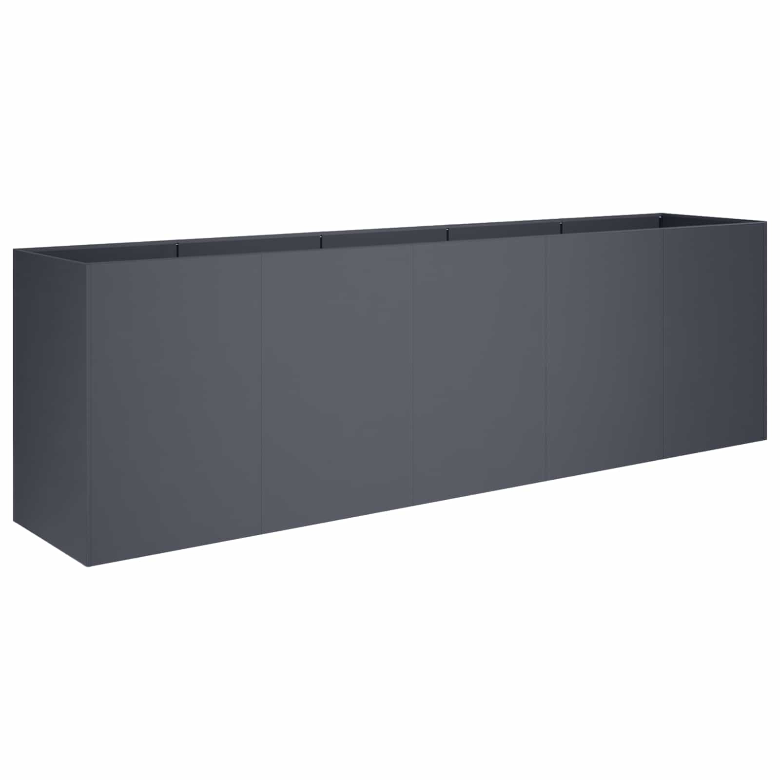 Plantenbak Antraciet 200 x 40 x 60 cm Koudgewalst staal image 2