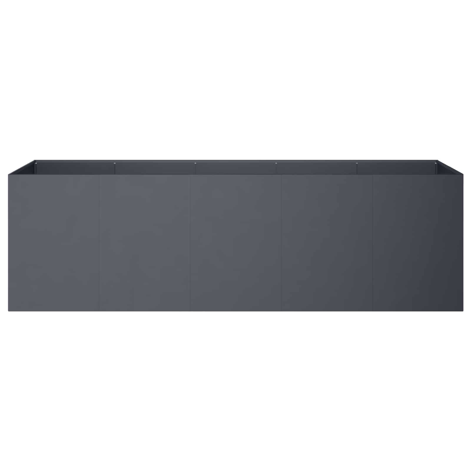 Plantenbak Antraciet 200 x 40 x 60 cm Koudgewalst staal image 3