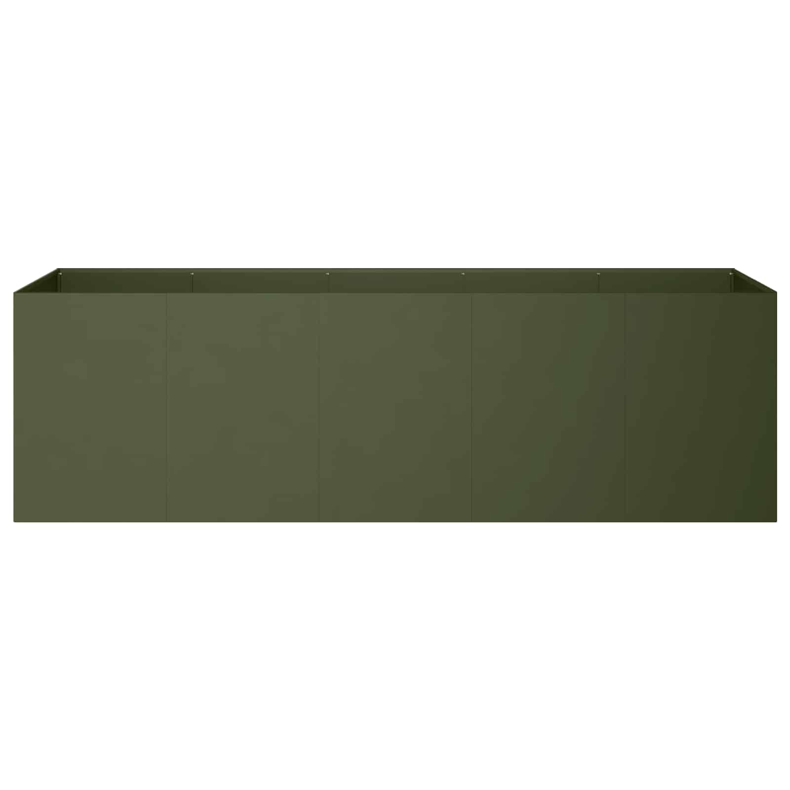 Plantenbak Olijfgroen 200 x 40 x 60 cm Koudgewalst staal image 3