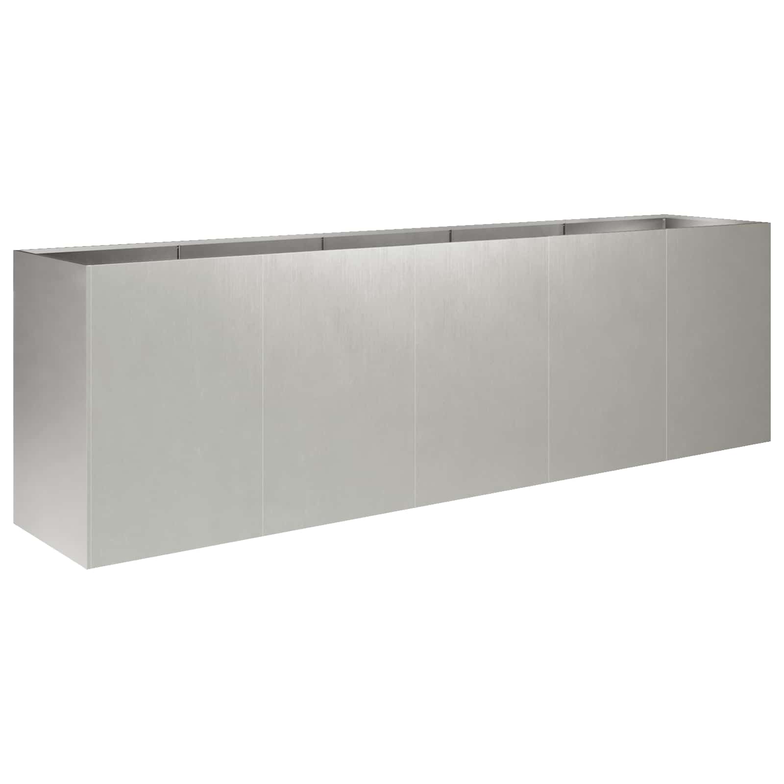 Plantenbak zilver 200 x 40 x 60 cm Roestvrij staal image 2