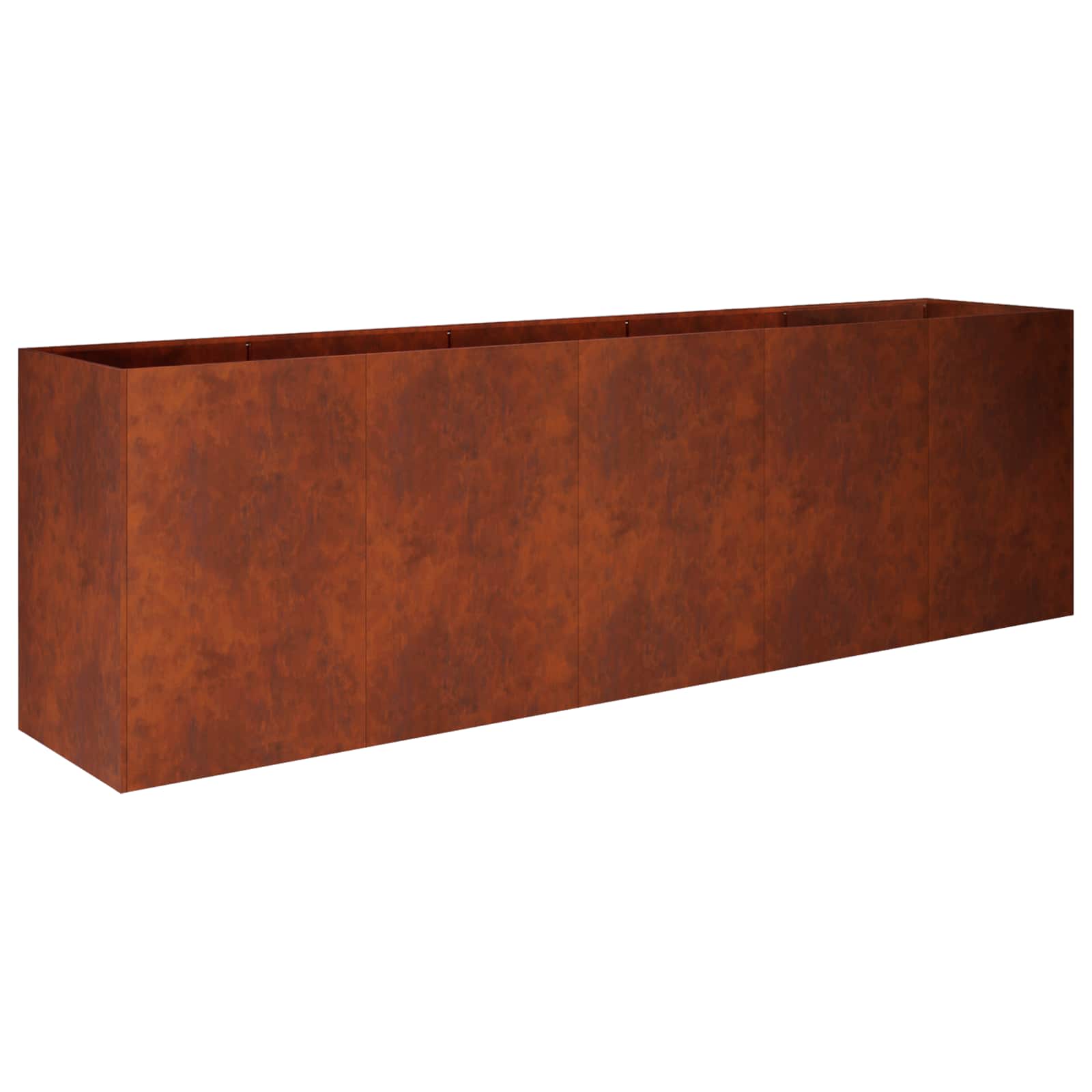 Plantenbak Roestkleurig 200 x 40 x 60 cm weervast staal image 2