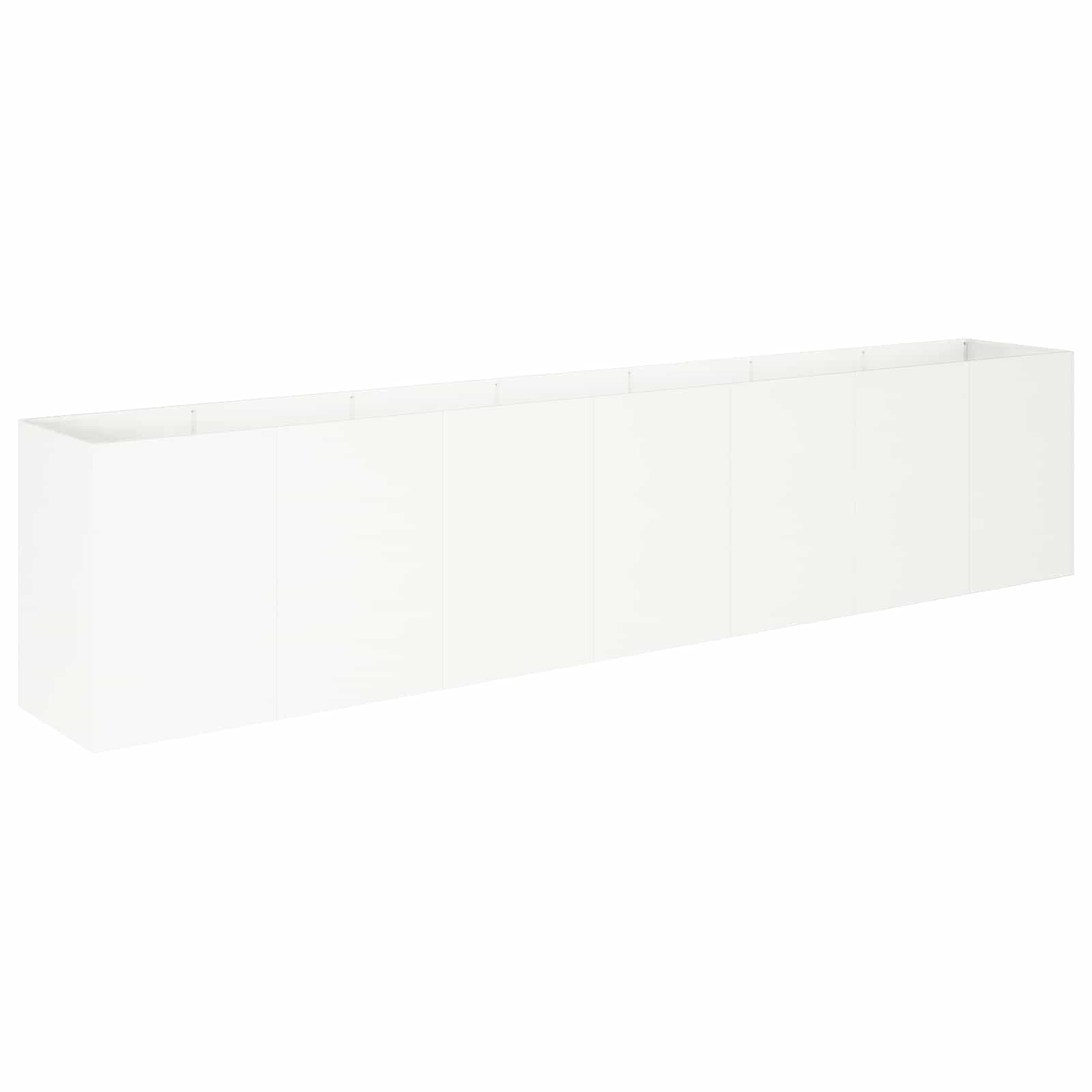Plantenbak Wit 280 x 40 x 60 cm Koudgewalst staal image 2