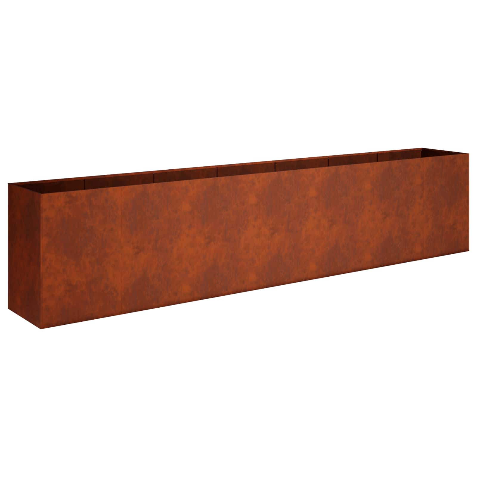 Plantenbak Roestkleurig 280 x 40 x 60 cm weervast staal image 2