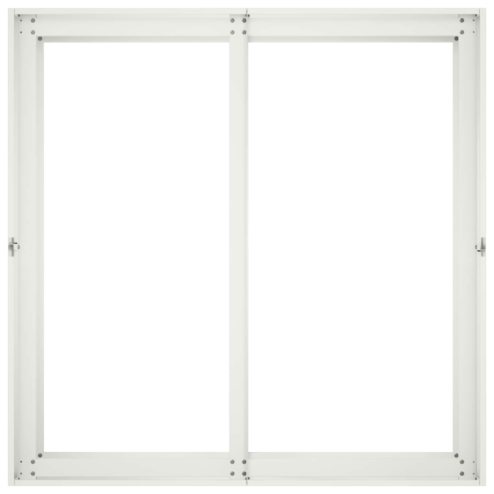 Plantenbak Wit 80 x 80 x 60 cm Koudgewalst staal image 4