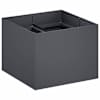 vidaXL Aia istutuspot Antratsiit 80 x 80 x 60 cm K&uuml;lmvalmistatud teras