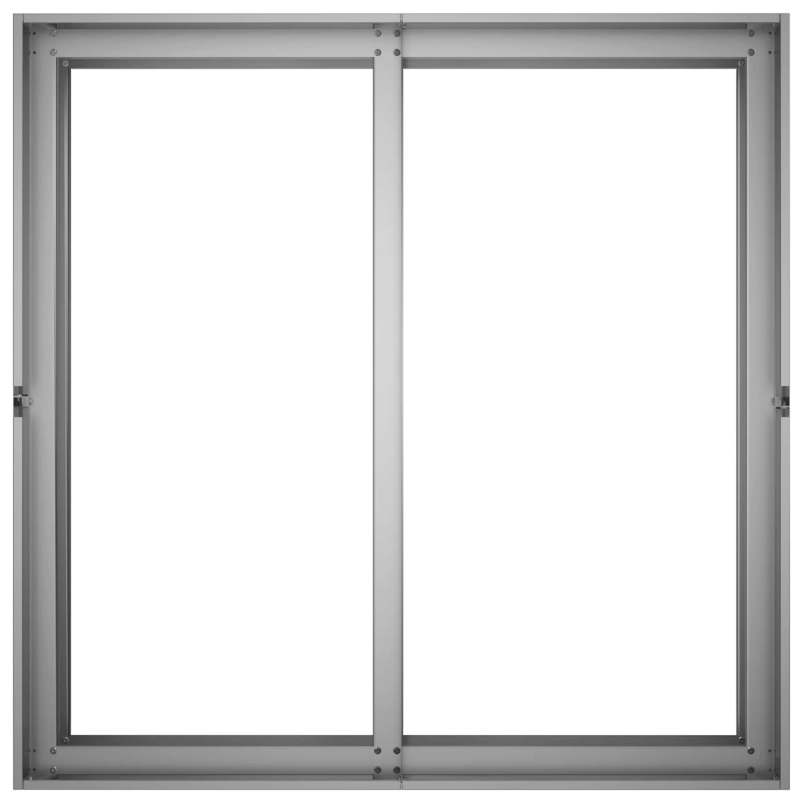 Plantenbak zilver 80 x 80 x 60 cm Gegalvaniseerd staal image 4