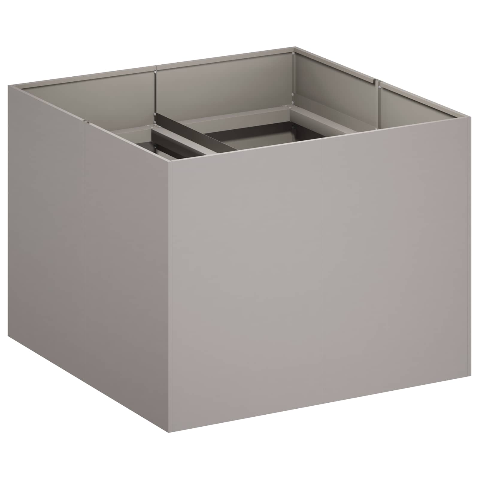 Plantenbak Roestkleurig 80 x 80 x 60 cm weervast staal image 3