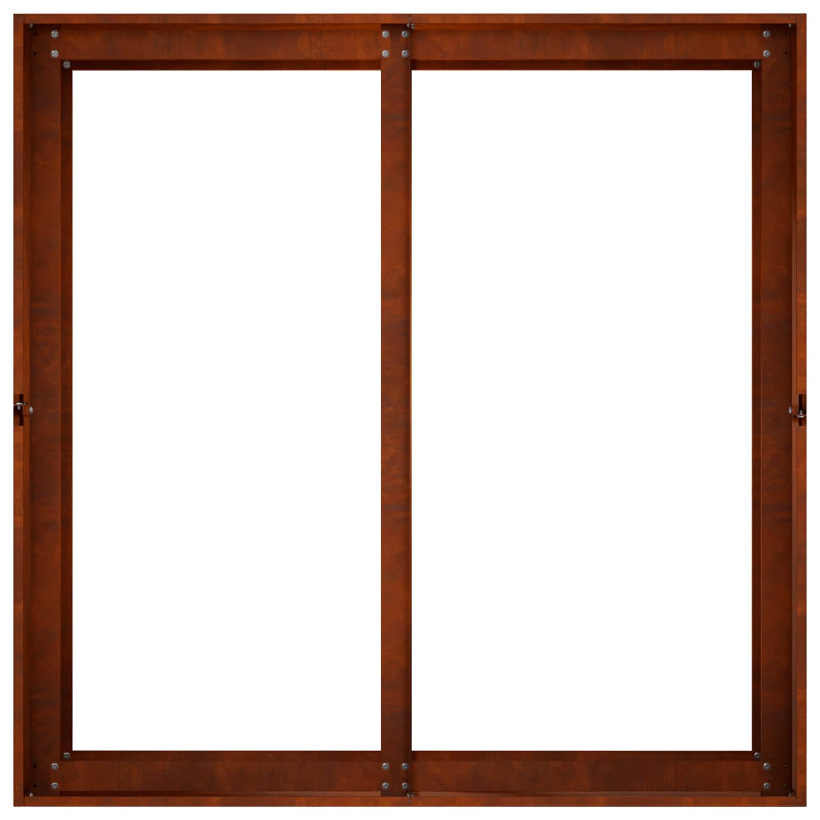 Plantenbak Roestkleurig 80 x 80 x 60 cm weervast staal image 5