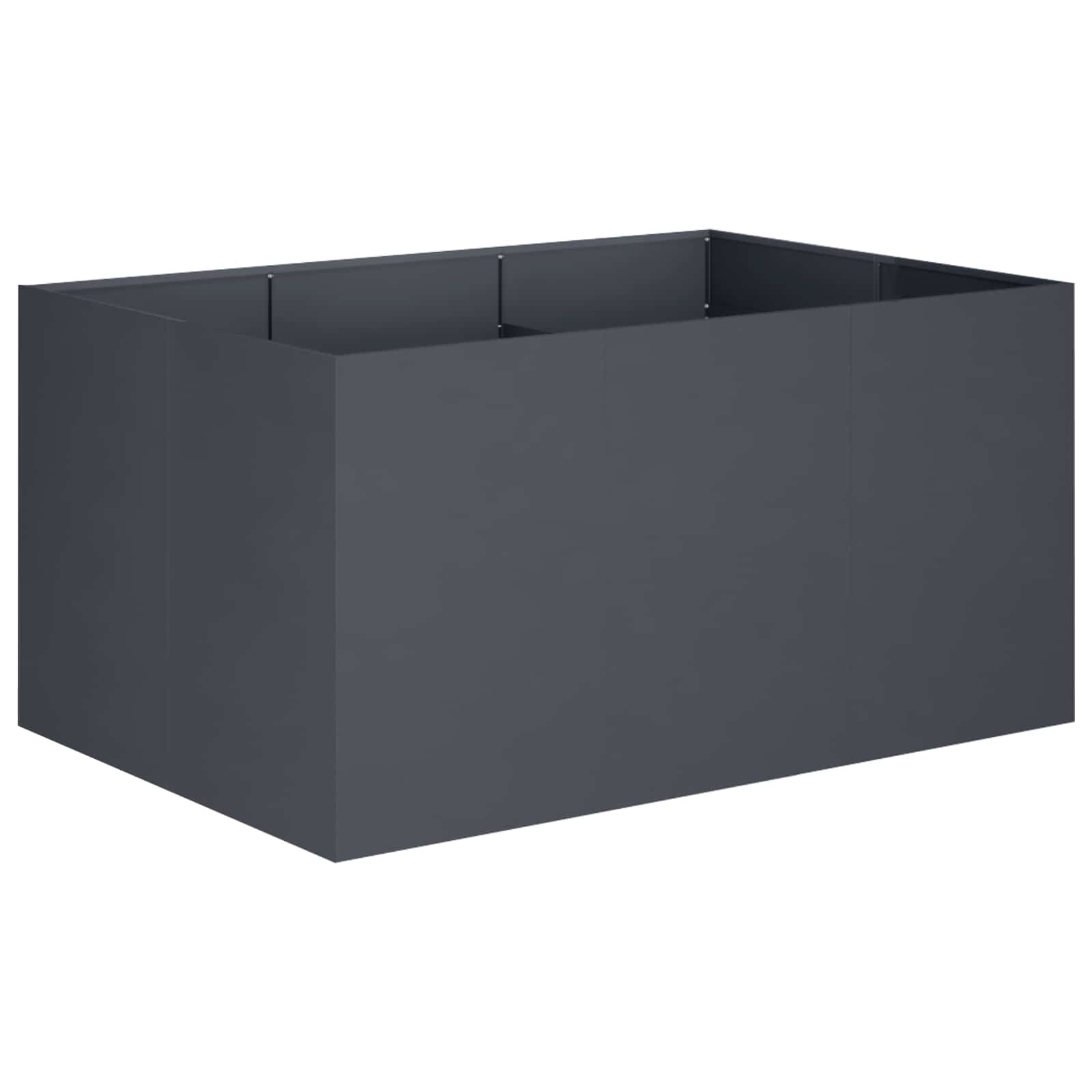 Plantenbak Antraciet 120 x 80 x 60 cm Koudgewalst staal image 2
