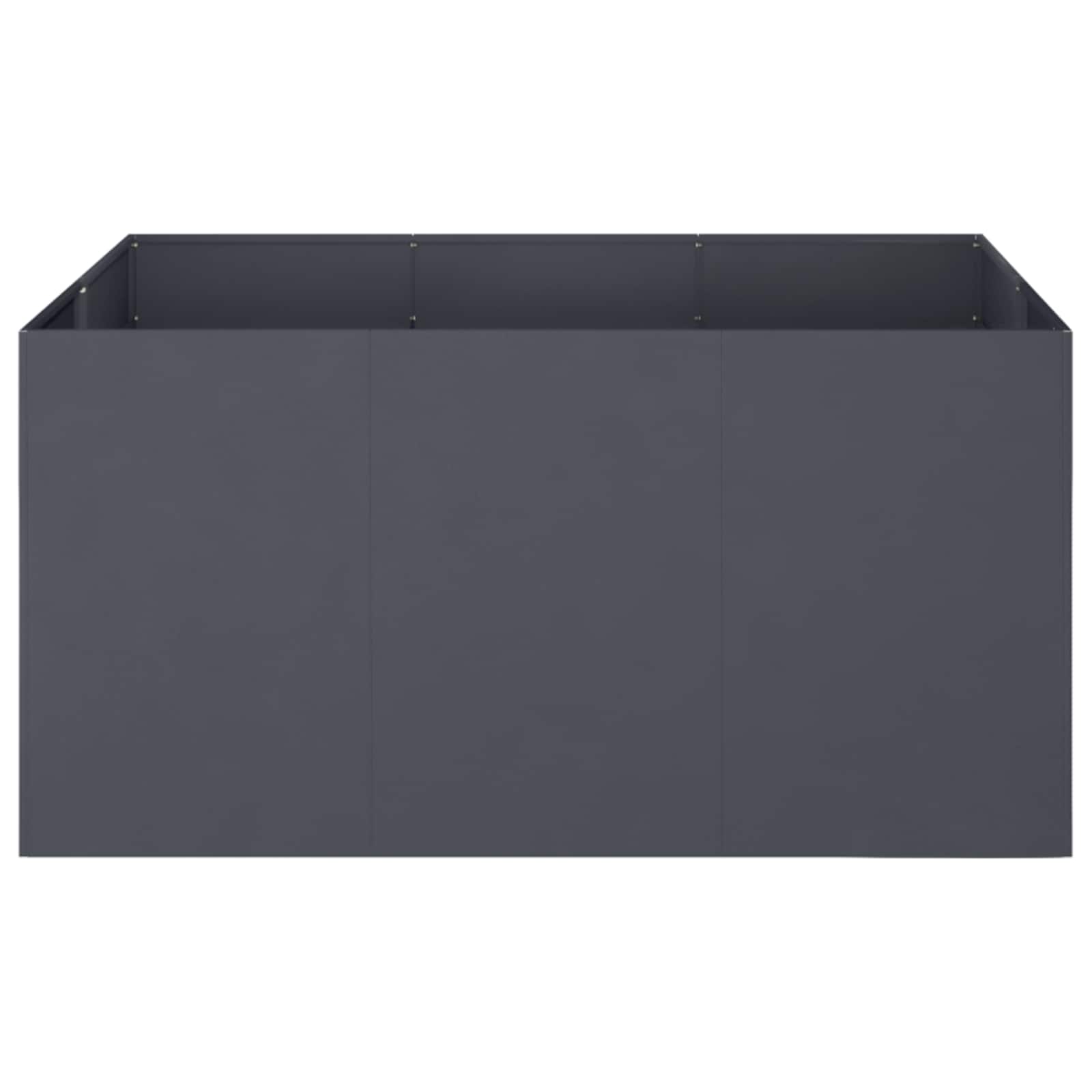 Plantenbak Antraciet 120 x 80 x 60 cm Koudgewalst staal image 3