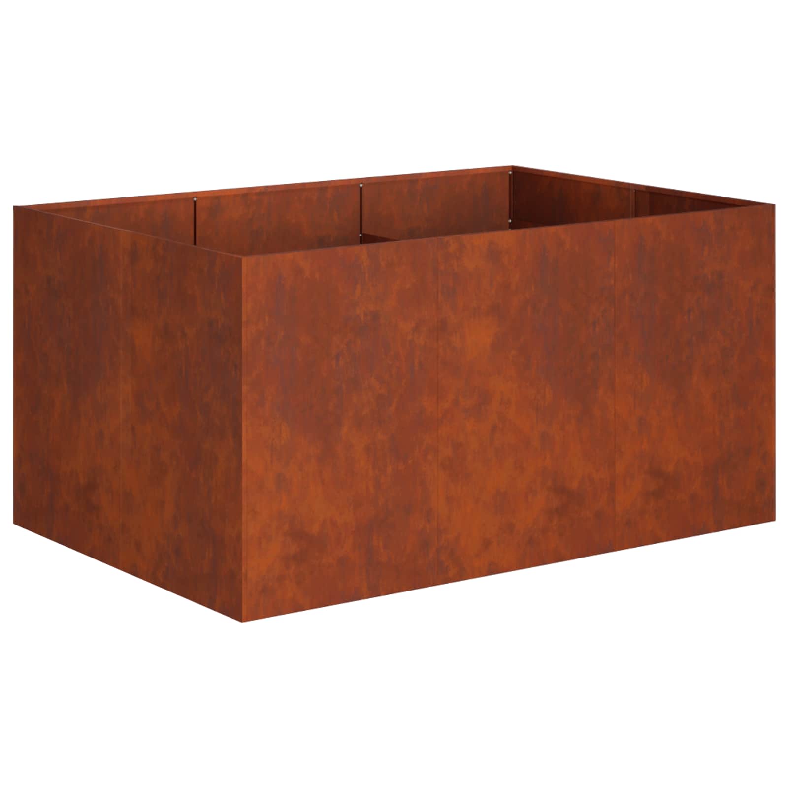 Plantenbak Roestkleurig 120 x 80 x 60 cm weervast staal image 2
