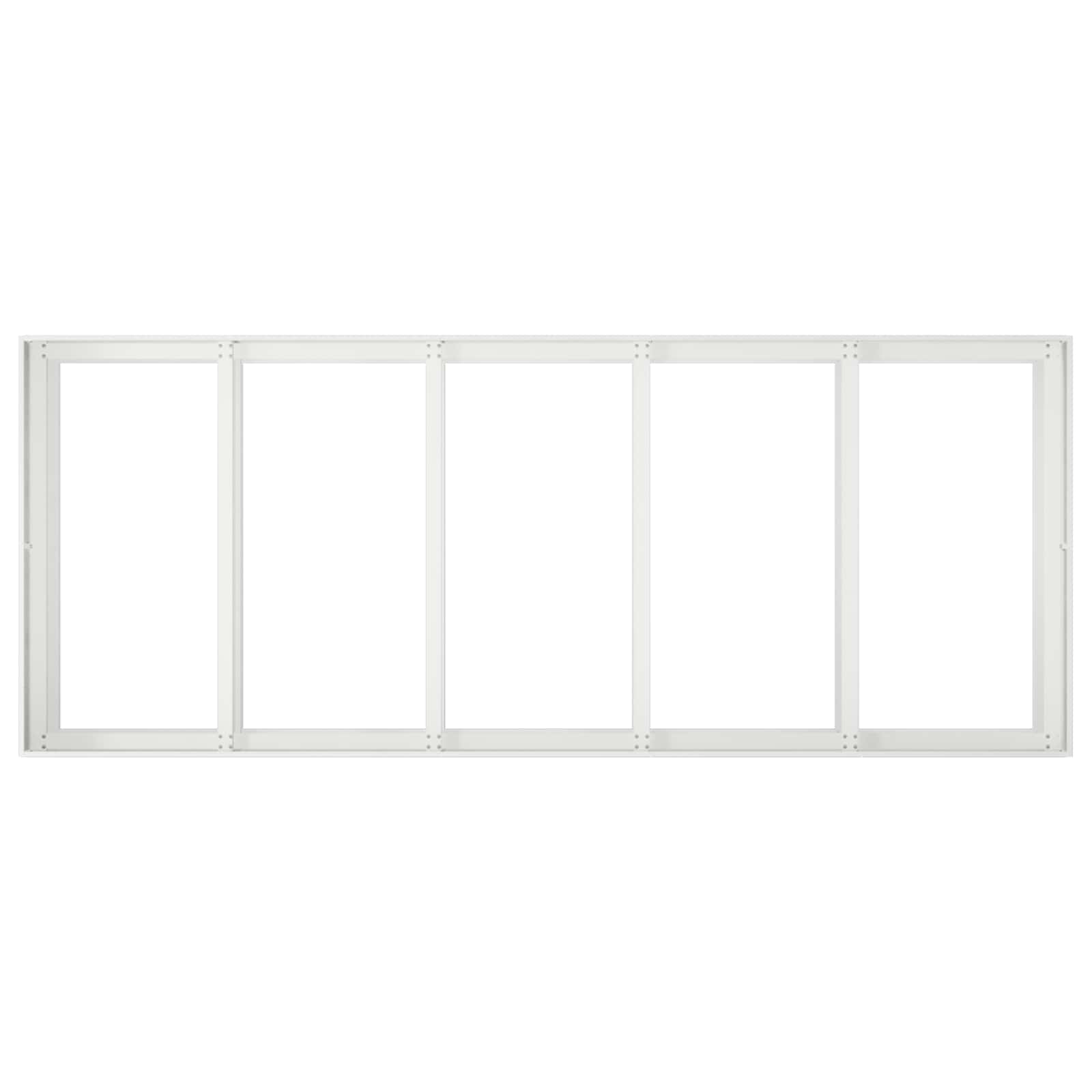 Plantenbak Wit 200 x 80 x 60 cm Koudgewalst staal image 4