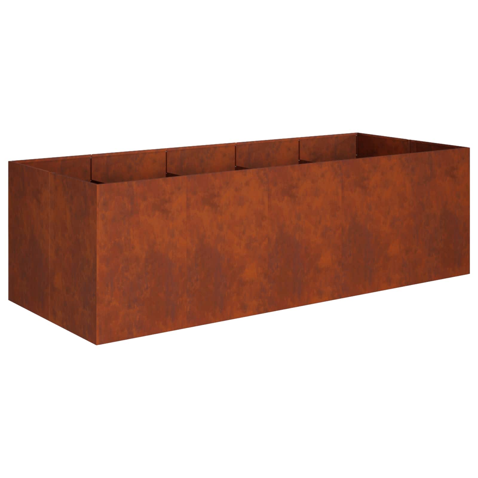 Plantenbak Roestkleurig 200 x 80 x 60 cm weervast staal image 2