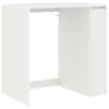 vidaXL Pesumasina kapp ladustamisega Valge 87 x 60 x 89 cm Tehispuit