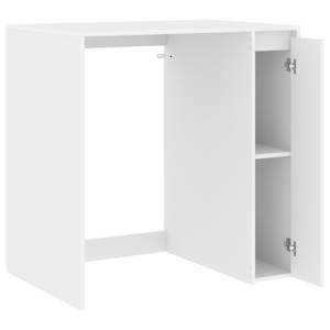 Skříň na pračku se dveřmi Bílá 87 x 60 x 89 cm Kompozitní dřevo - obrázek 5