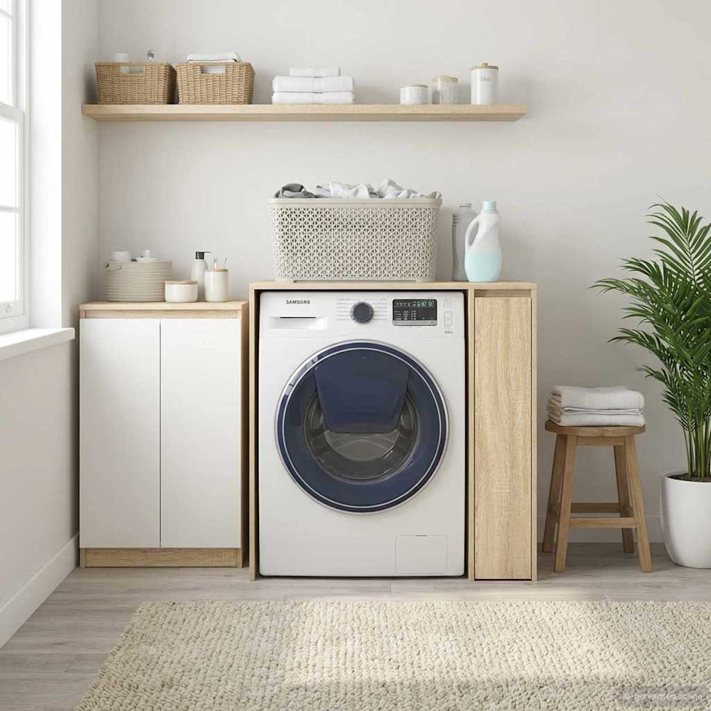 Ντουλάπα Πλυντηρίου Σονόμα 87 x 60 x 89 εκ Επεξεργασμένο ξύλο