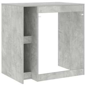 Skříň na pračku betonová 87 x 60 x 89 cm Kompozitní dřevo - obrázek 8