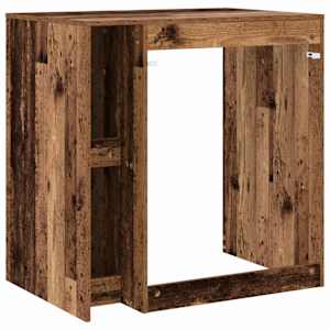 Skříň na pračku Staré dřevo 87 x 60 x 89 cm Kompozitní dřevo - obrázek 8
