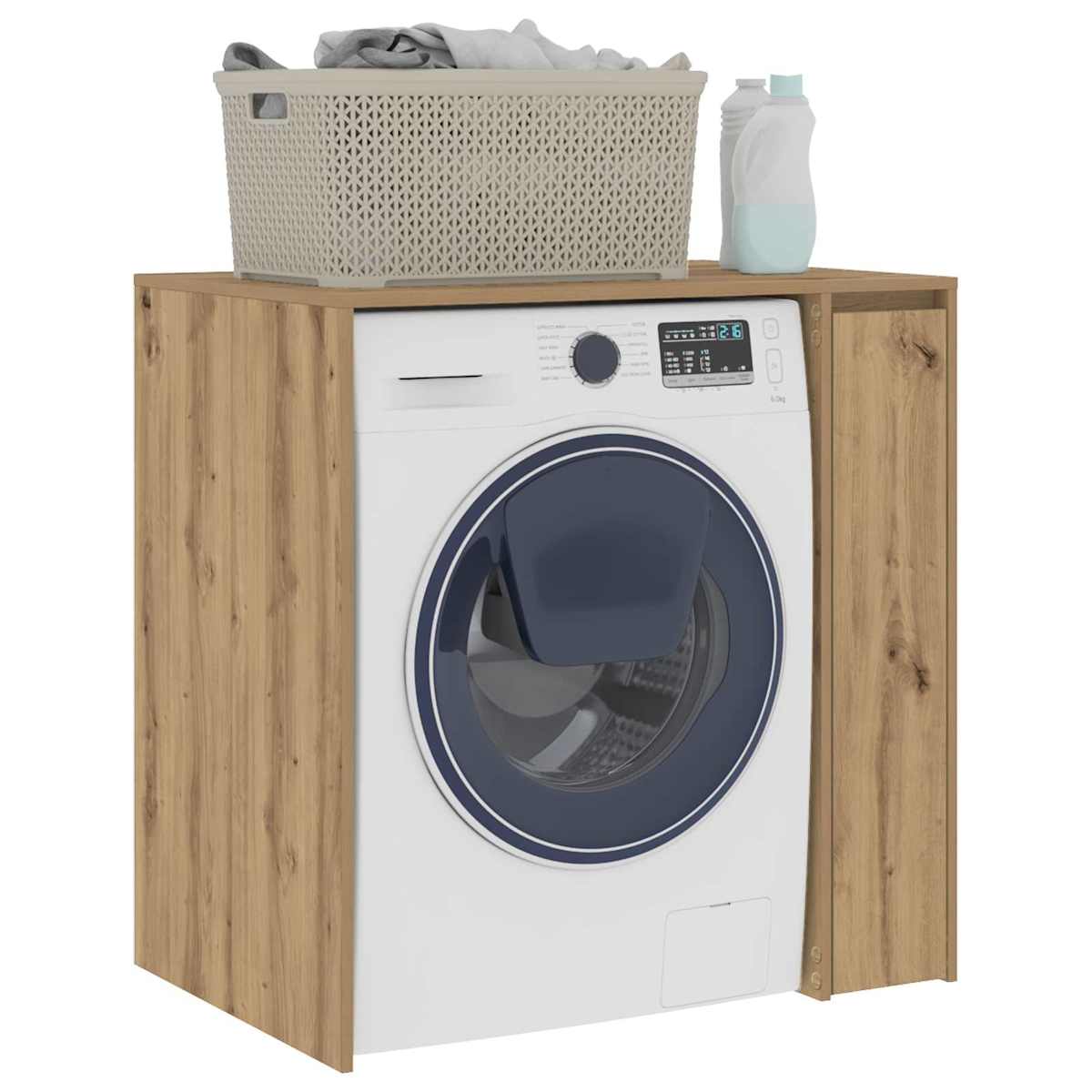 Vaskemaskine Skab 87 x 60 x 89 cm Konstrueret træ - Billede 3