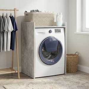 Omara za pralni stroj Beton 67,5 x 62 x 97 cm Konstruiran les