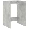 vidaXL Pesumasina kapp Betoonhall 67,5 x 62 x 97 cm Tehispuit