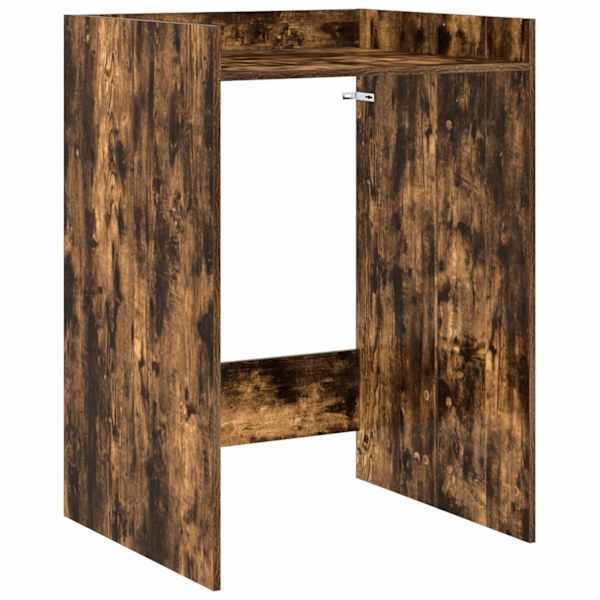 vidaXL Pesumasina kapp Suitsetatud tamm 67,5 x 62 x 97 cm Tehispuit