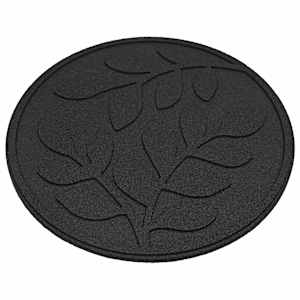 Stepping Stone 6 pcs Černý Ø 44 x 2 cm Guma - obrázek 4