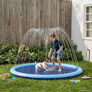 Splash Pad pro děti a psy Modrá Ø150 x 10 cm PVC