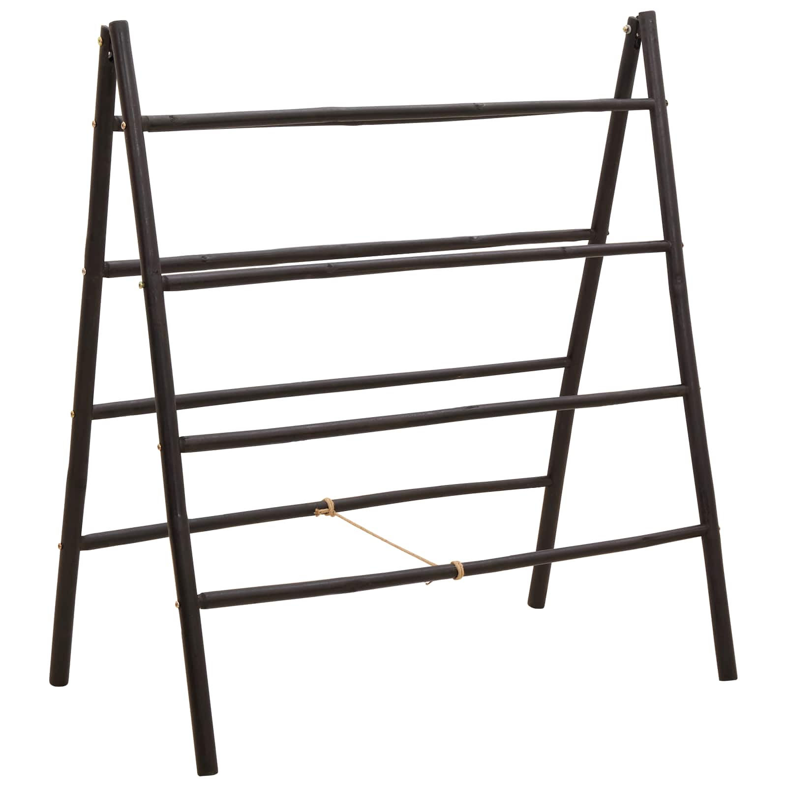 Dubbelzijdige dekbedladder Zwart 90 x 50 x 100 cm Bamboe image 2