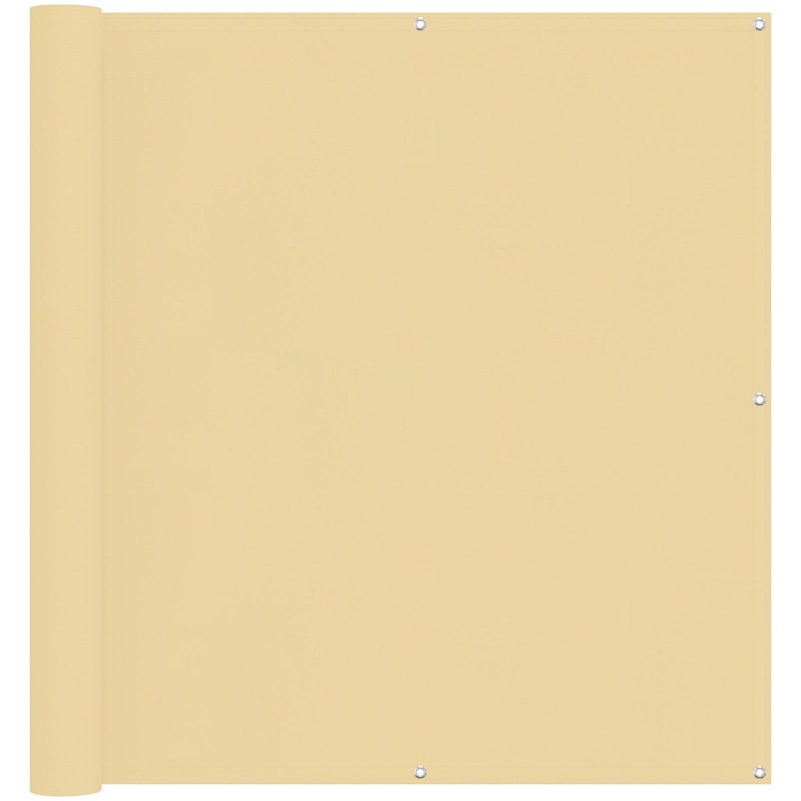 Balkon Scherm Zand 110 x 300 cm Oxford Stof image 2