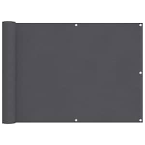 vidaXL R&otilde;du Eesriie 75 x 200 cm Oxfordi kangas Ristk&uuml;lik Antratsiit
