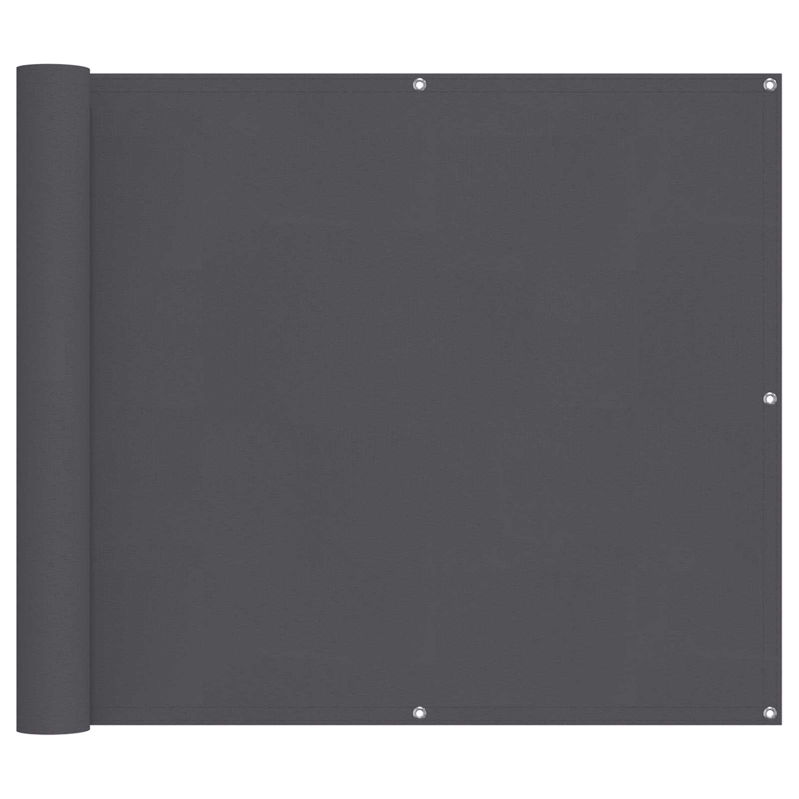 Balkon Scherm Antraciet 100 x 800 cm Oxford Stof image 2