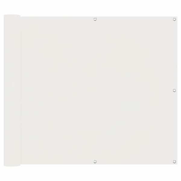 vidaXL R&otilde;du Eesriie 100 x 500 cm Oxfordi kangas Ristk&uuml;lik Valge