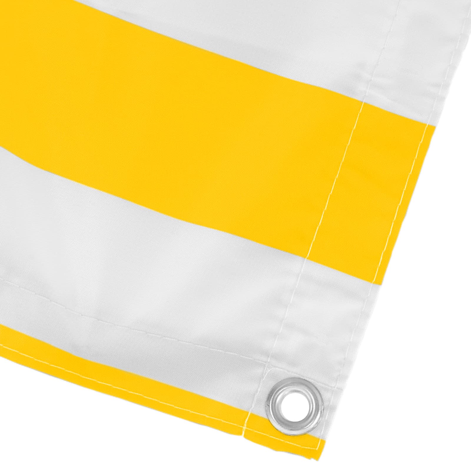 Balkon Scherm Geel en Wit 100 x 800 cm Oxford Stof image 4