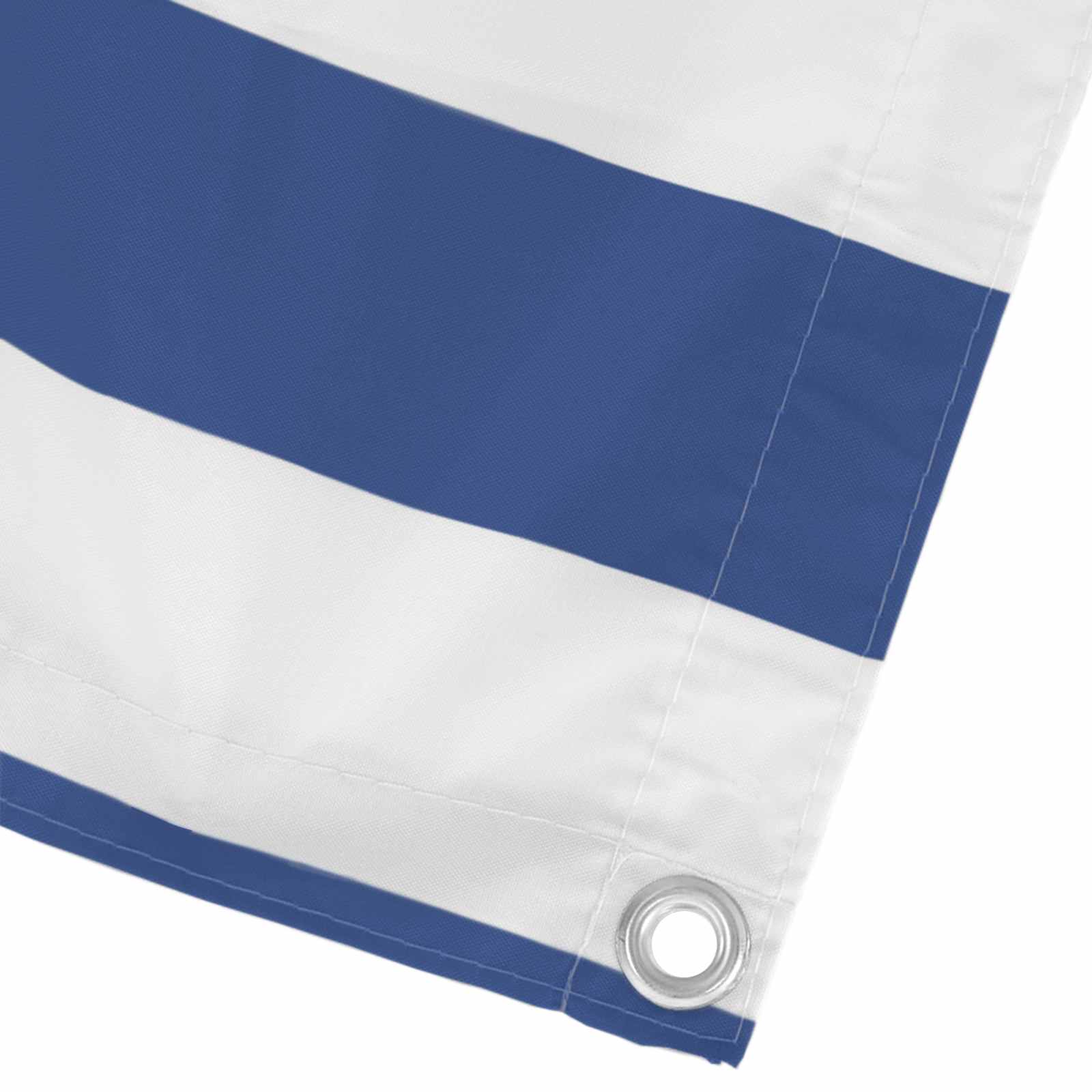 Balkon Scherm Blauw en Wit 120 x 200 cm PU gecoat oxford alu image 4