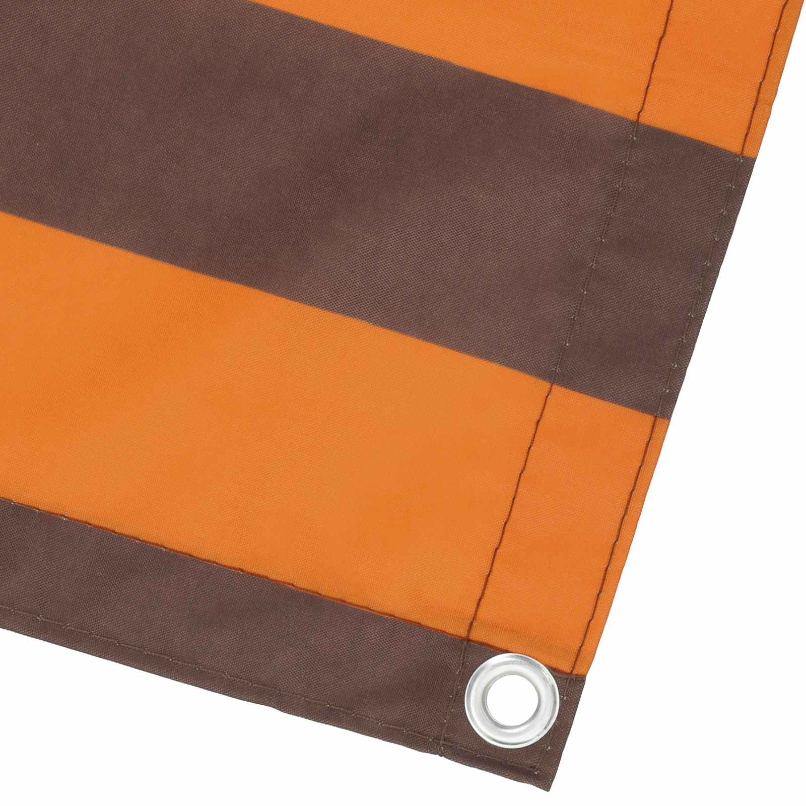 Balkon Scherm Oranje en Bruin 90 x 200 cm PU gecoat oxford alu image 4
