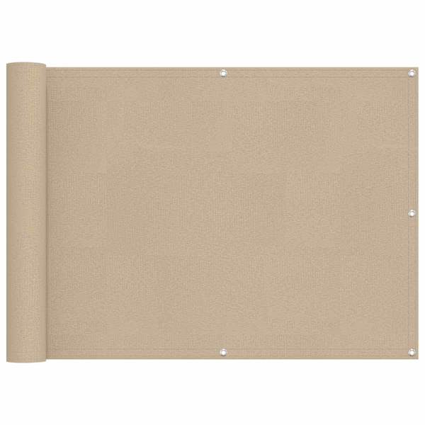 vidaXL R&otilde;du Eesriie 75 x 200 cm Oxfordi kangas Ristk&uuml;lik Beež