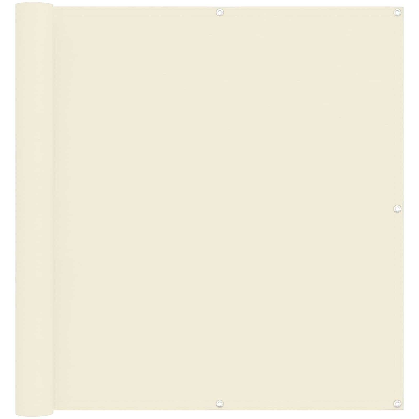 Balkon Scherm Crème 110 x 200 cm Oxford Stof image 2