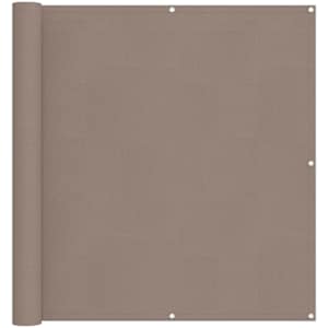 Balkonová clona Taupe 110 x 300 cm Oxford látka - obrázek 2