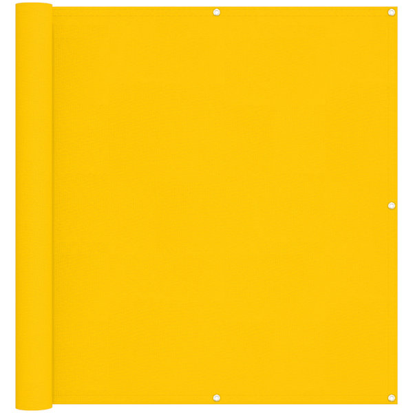 vidaXL R&otilde;du Eesriie 110 x 1000 cm Oxfordi kangas Ristk&uuml;lik Kollane