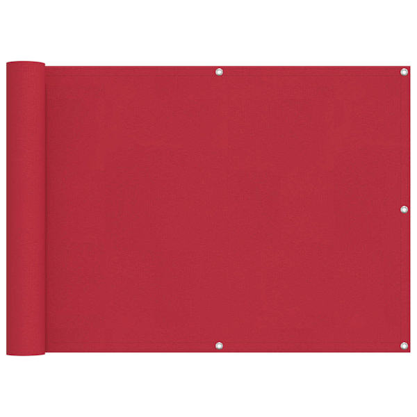 vidaXL R&otilde;du Eesriie 75 x 200 cm Oxfordi kangas Ristk&uuml;lik Punane