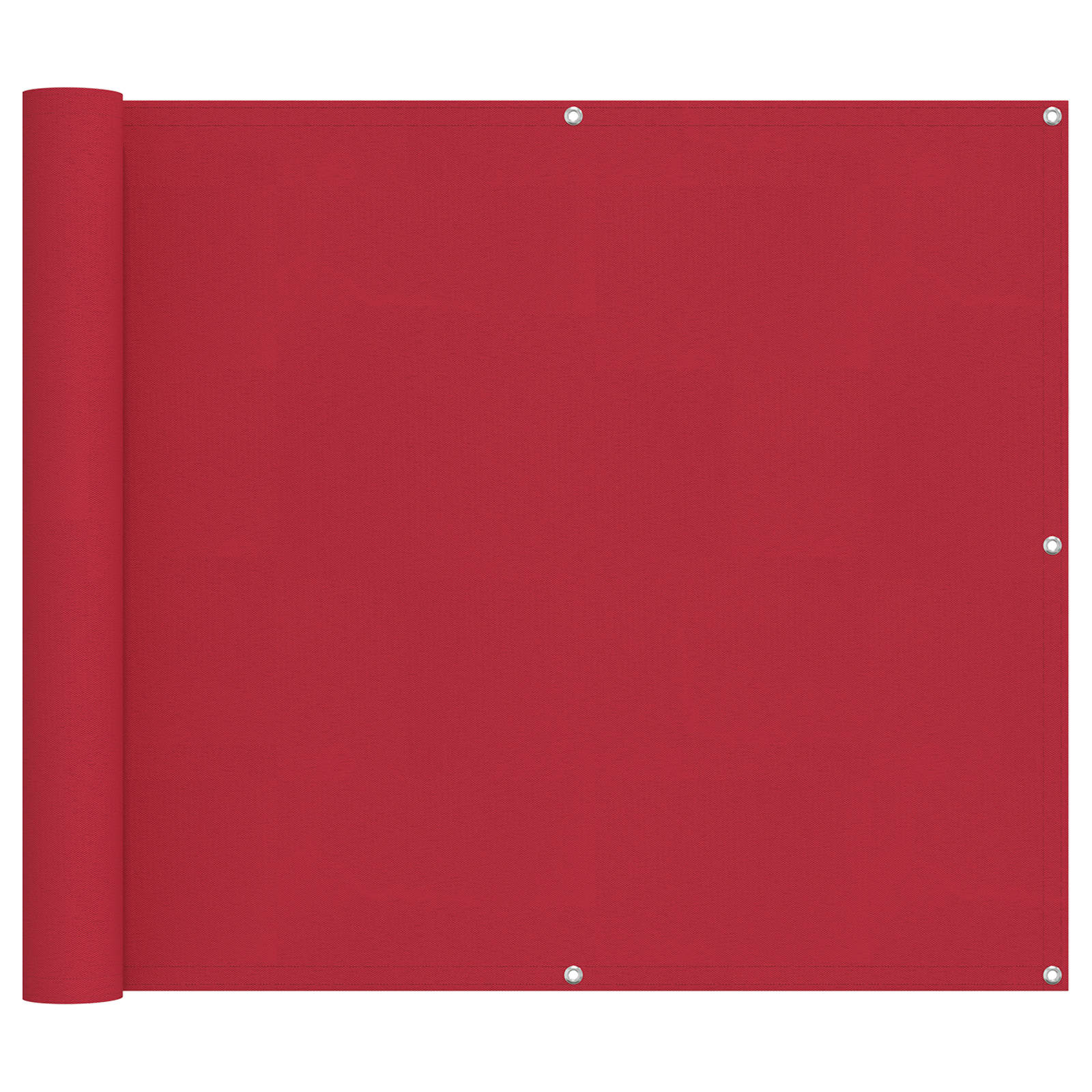 Balkon Scherm Rood 90 x 200 cm Oxford Stof image 2