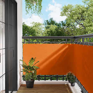 Balconska mreža Oranžna 90 x 200 cm Oxford tkanina