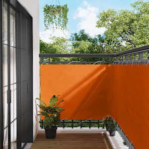 Balconska mreža Oranžna 110 x 400 cm Oxford tkanina