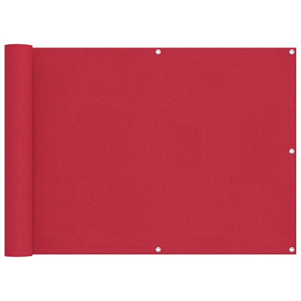 vidaXL R&otilde;du Eesriie 75 x 400 cm Oxfordi kangas Ristk&uuml;lik Veinipunane