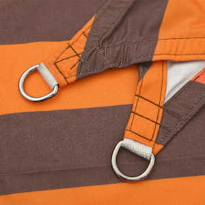 Sluneční plachta Oranžová a hnědá 6 x 6 m 100% polyester Oxford - obrázek 5
